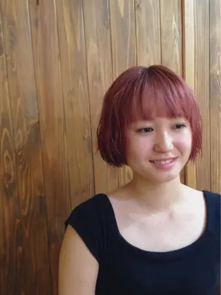 ショート カラー パーマ MIRUCO by KURAKU所属・マキシ ヤスアキのヘアスタイル