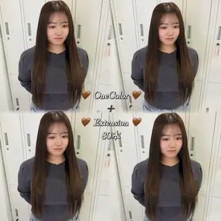 ロング カラー 🦋エクステ/透明感 /艶髪🦋REISAのヘアスタイル
