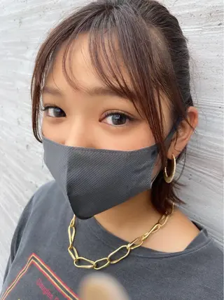 ミディアム カラー キッズ ネイル マツエク・マツパ アイブロウ 𓊆ᶠᵉᵉʸ𓊇 ᶜᴴᴵᴴᴬᴿᵁのマツエク・マツパデザイン