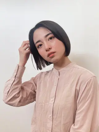 ショート カラー 超ボブ特化船橋駅 徒歩5分/國分雄斗のヘアスタイル