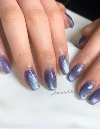 ネイル Amandine所属・渋谷/4週間取れない フィルイン/パラのネイルデザイン