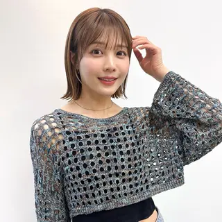 ミディアム カラー アイブロウモデル 募集中🍒/北爪まゆのヘアスタイル