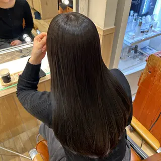 ロング 顔周りレイヤーカット /髪質改善/ゆう🤍のヘアスタイル