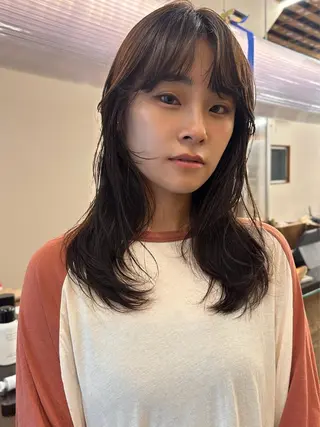 セミロング 🐏nao暖色カラー 《上前津/大須》🐏のヘアスタイル