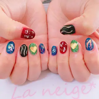 ネイル La neige* yuki 🐩🌙のネイルデザイン