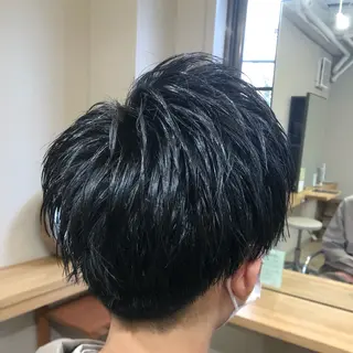 ショート メンズ 西山 良波のヘアスタイル