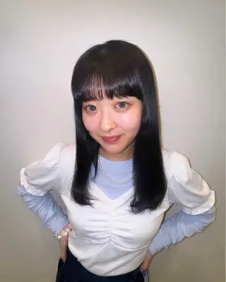 ミディアム カラー 20日ご案内可能 ボブ🪽颯空🎀🪩のヘアスタイル