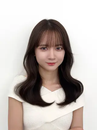 ミディアム カラー ヘアアレンジ 顔周り&ミディアム 特化/池袋/kokiのヘアスタイル