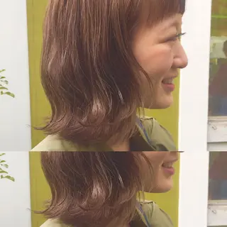 カラー 齋藤 咲のヘアスタイル