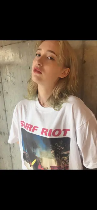 ミディアム HOODS hair salon所属・透明感カラー🌿ボブ ✨飛田　ケイのヘアスタイル