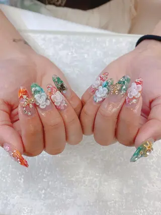 ミディアム JNA認定講師🌸 RIEのネイルデザイン