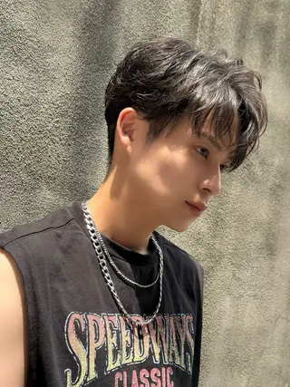 ショート メンズ 大人メンズパーマ メンズ特化　萱原大幹のヘアスタイル