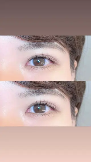 ロング カラー パーマ ヘアアレンジ メンズ キッズ ネイル マツエク・マツパ アイブロウ 𝑹 eyelashのマツエク・マツパデザイン