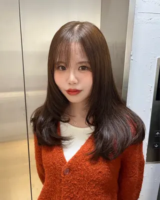 ロング カラー ヘアアレンジ SOL.JINGUMAE所属・原宿・デザインカラー YUI🤍ྀིのヘアスタイル