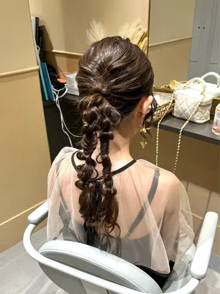 ロング ヘアアレンジ 🫧tomoka 透明感カラー🫧のヘアスタイル