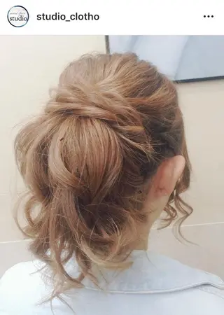 ヘアアレンジ 京都.祇園セットサロン:スタジオ ヒロ【Studio hiro】所属・ヒロ(hiro) •スタジオヒロのヘアスタイル