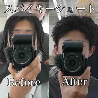 ショート メンズ 江藤 竜広のヘアスタイル