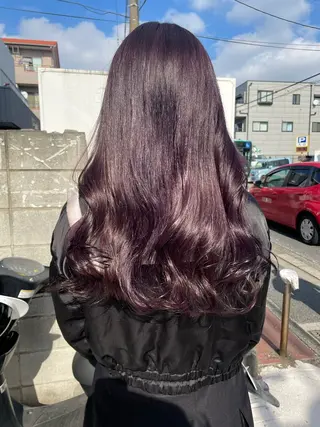 ロング カラー メンズパーマ✨️村越 雄斗のヘアスタイル