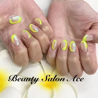 ネイル Beauty Salon Ace（ネイルサロン　エース）所属・池袋フィルイン Ace♡長さだしのネイルデザイン