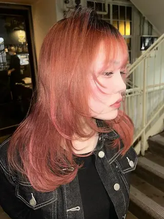 セミロング 透明感カラー/ 個性派🩶LANAのヘアスタイル