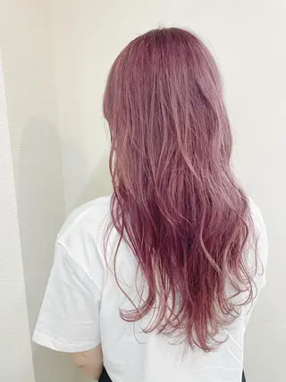 ロング カラー ケアブリーチ /髪質 改善/古橋圭史郎のヘアスタイル