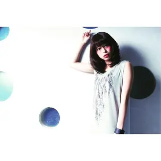 セミロング カラー パーマ 川間 将彦のヘアスタイル