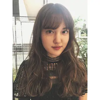 ロング カラー 林 梓のヘアスタイル