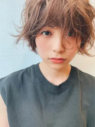 ショート カラー メンズカット特化柏駅 徒歩3分LOUのヘアスタイル