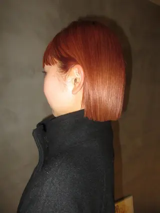 ミディアム カラー how所属・大阪/心斎橋 /ハイトーン/ちひろのヘアスタイル