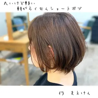 ショート カラー 前田 健太のヘアスタイル