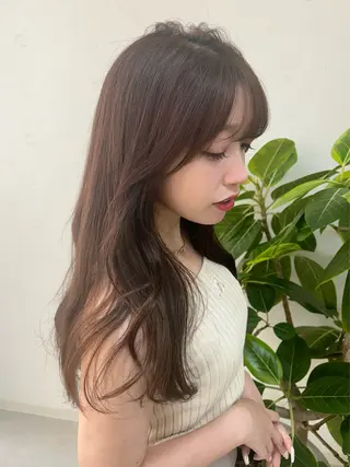 セミロング 💞艶モテ髪✨ MOENA💞のヘアスタイル