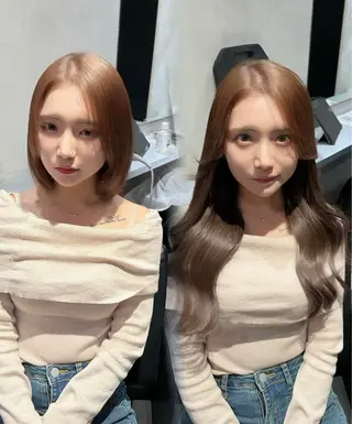 ロング 💎韓国レイヤー ×エクステゆうま💎のヘアスタイル