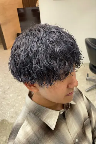 パーマ メンズ 小島 海斗のヘアスタイル