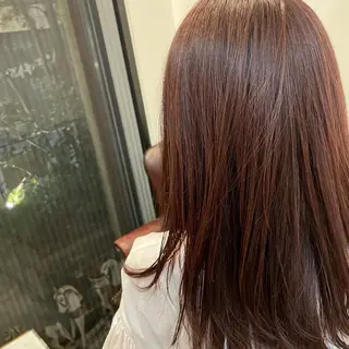 ミディアム カラー 畠山 渚のヘアスタイル