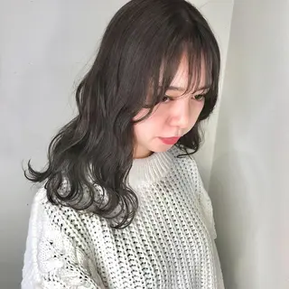 セミロング カラー 似合わせ提案サラ艶♡ 彩華のヘアスタイル