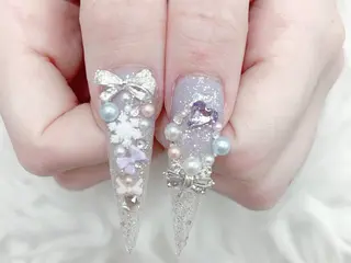 ネイル MoMoA Nail ネイル長さ出し専門店のネイルデザイン