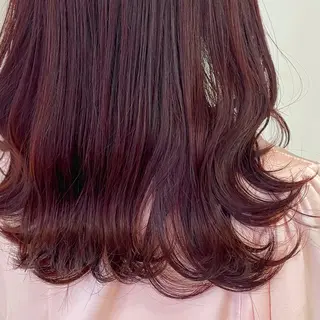 セミロング カラー パーマ ヘアアレンジ YEAU　PLUS所属・極上の艶髪 RINAのヘアスタイル