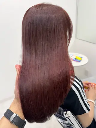 セミロング 艶カラー/透明感/ SOMAのヘアスタイル