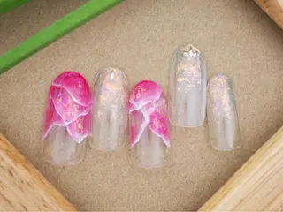 ネイル トップネイリスト Ribbon立川店のネイルデザイン