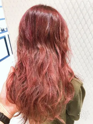 ロング カラー パーマ Hair&Make EARTHのヘアスタイル