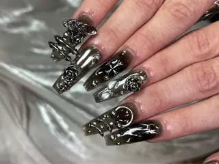 ネイル Dark honey スカルプ専門原宿店のネイルデザイン