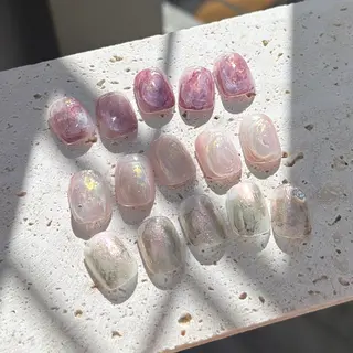 ネイル 🎀 Hiyubi._.nail 🫧所属・🎀フェイ フェイ🫧💗のネイルデザイン