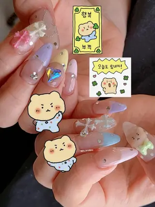 ネイル 3dパーツ/流行り 👧shushu❤️のネイルデザイン