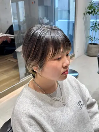 ショート カラー ボブ、ショート 無料/はやとのヘアスタイル