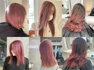 セミロング カラー ヘアアレンジ 🎗秋山勇/ GEAR.代表のヘアスタイル