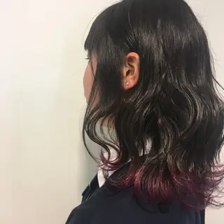 セミロング カラー 🪽似合わせカラー RENA.🪽🩶のヘアスタイル