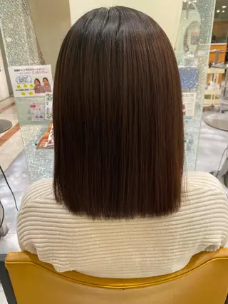 ミディアム 三田 豪のヘアスタイル