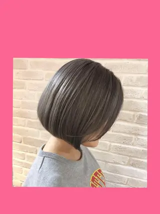 ショート カラー hair salon Ranun髪質改善のヘアスタイル