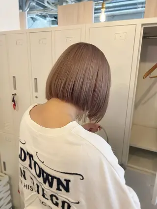 ミディアム カラー Stir Maison 大宮所属・ryuma/ボブ /透明感カラーのヘアスタイル