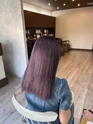 セミロング カラー 村田梨乃/ minim hairのヘアスタイル